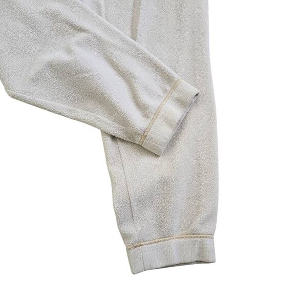 Nike Sweatpants Women's XL Ivory Beige Dri-Fit Fleece Drawstring Running Gorpcor - Picture 2 of 6